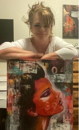 Embrace the Chaos - 20x24 oil on gallery wrapped canvas