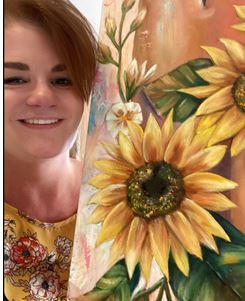 Walk in Elegance (Sun Flower) - 16x20