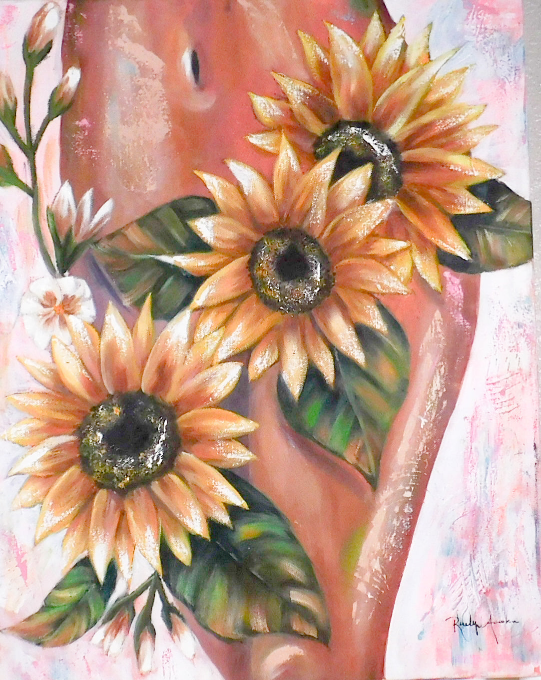 Walk in Elegance (Sun Flower) - 16x20